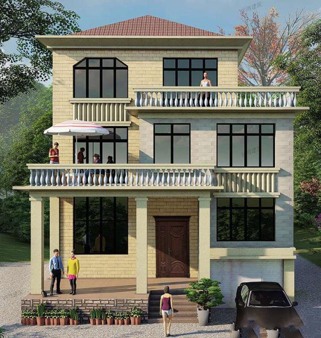 今天，我向大家推薦30萬套三層別墅的設(shè)計。非常讓人喜歡它，讓人眼前一亮！