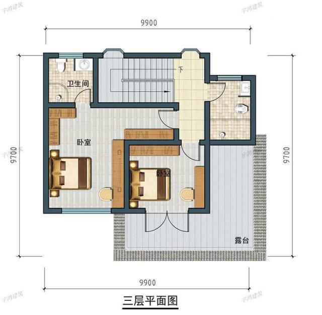 今天，我向大家推薦30萬套三層別墅的設(shè)計。非常讓人喜歡它，讓人眼前一亮！