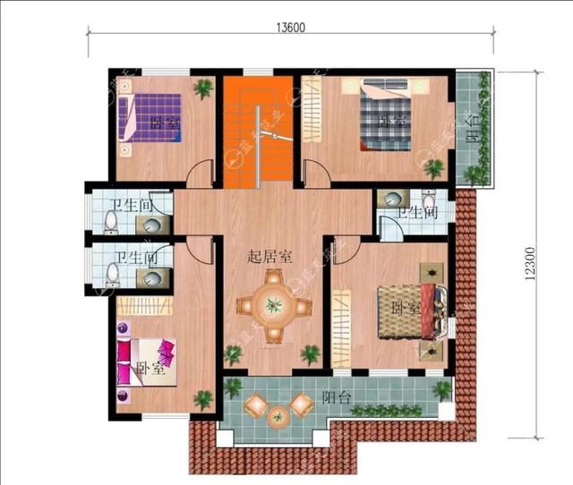 現(xiàn)代風格的自建房，也是新農(nóng)村建設的一大特色，外觀簡約自然又漂亮，如果你想建一棟很特別的住宅，選擇這款戶型準不會出錯。