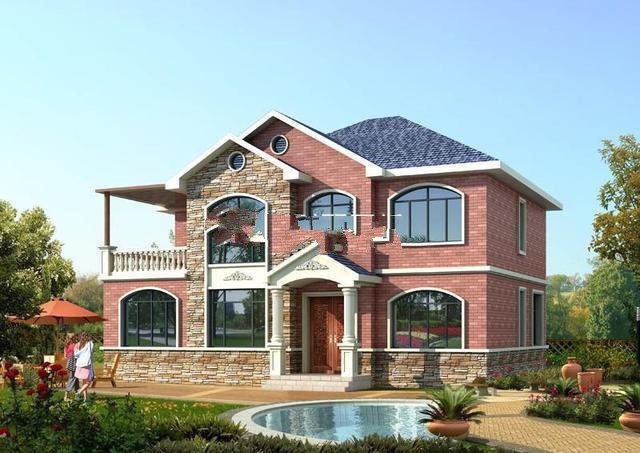 　2019年新二層花園別墅的設(shè)計(jì)，農(nóng)村自建住宅如何經(jīng)濟(jì)又美觀？