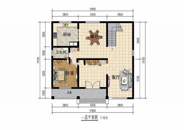 如果自己的地基有這么大的話，在農(nóng)村建一棟這樣的別墅，獨(dú)棟獨(dú)院，一家人住著溫馨舒適，豈不是美哉