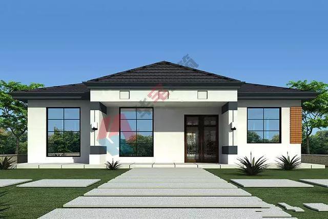 在老家蓋個(gè)一層的小別墅最合適了，又省錢又住得舒服，何樂而不為呢，今天小編給大家?guī)韼卓钜粚觿e墅效果圖，希望大家會喜歡。