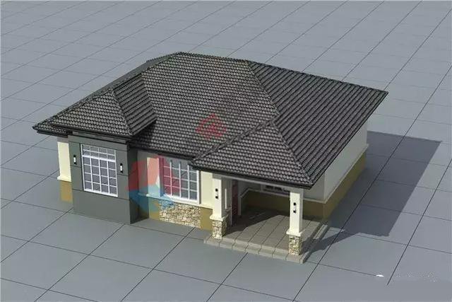 在老家蓋個(gè)一層的小別墅最合適了，又省錢又住得舒服，何樂而不為呢，今天小編給大家?guī)韼卓钜粚觿e墅效果圖，希望大家會喜歡。