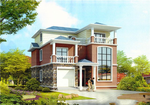 下面介紹的是3款宅基地大小一致，但是建出來的3款別墅不一致，看看你更喜歡哪款？？？