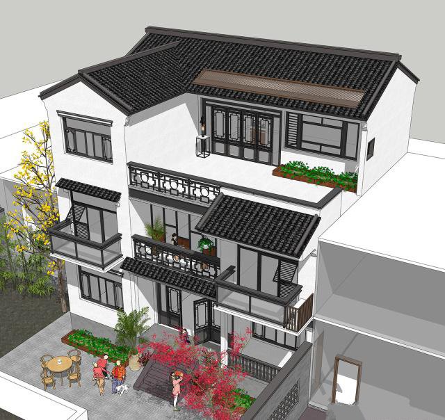 自建三層鄉(xiāng)村小別墅，一套設(shè)計(jì)瞬間變身農(nóng)村小洋樓！這套設(shè)計(jì)讓人借鑒的地方很多，一起看看！