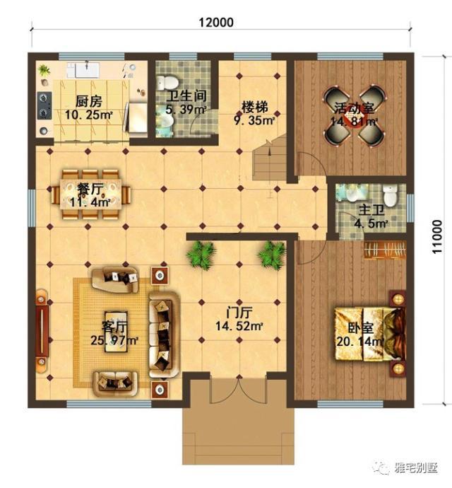 今天給大家?guī)硪豢罱?jīng)典的歐式風(fēng)格別墅，造型層次豐富，造價(jià)不高，容易建造，外觀整體大氣美觀，建造一棟村里人都會(huì)羨慕。