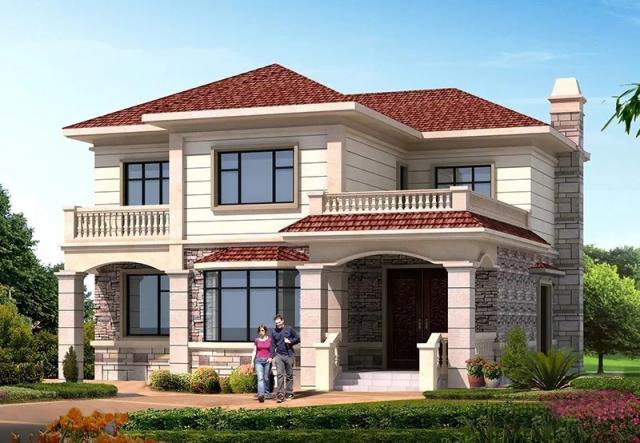 今天給大家分享一套兩層簡歐別墅，造價(jià)便宜，外觀漂亮，安度晚年的良好之所。