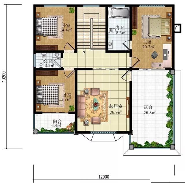 今天給大家分享一套兩層簡歐別墅，造價(jià)便宜，外觀漂亮，安度晚年的良好之所。