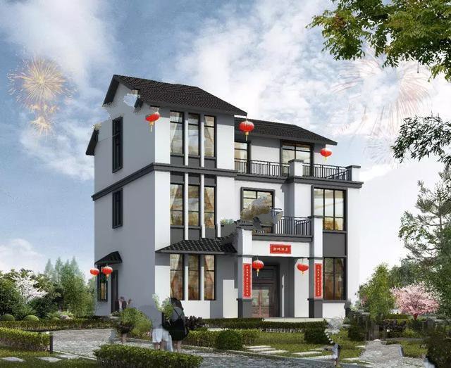 全屋加起來共有八間臥室，最適合農(nóng)村在家常住家庭，即使家中親友姐妹眾多，也有足夠的休息空間。