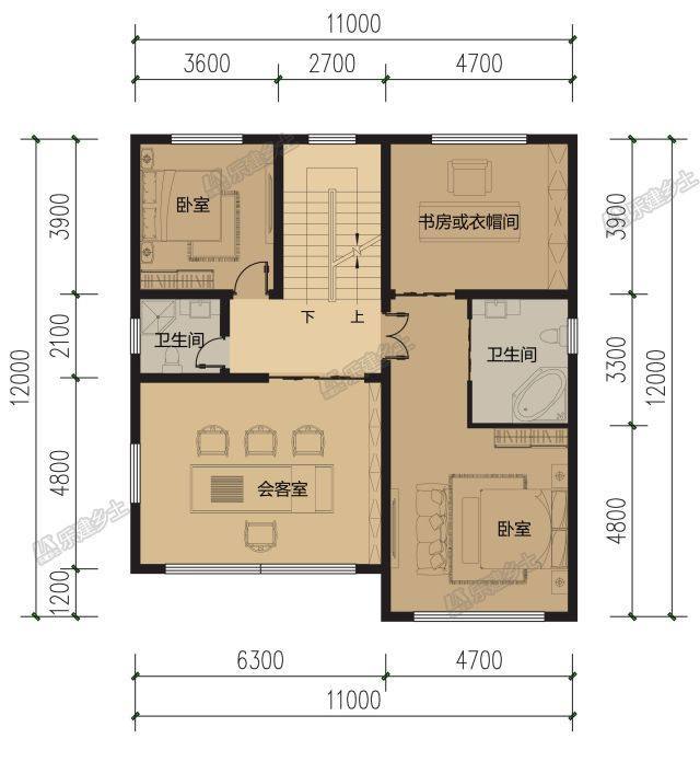 這棟中式徽派風格的三層別墅，不僅外觀精致大方，連細節(jié)處都透露著經(jīng)典。白墻青瓦，明朗而素雅!
