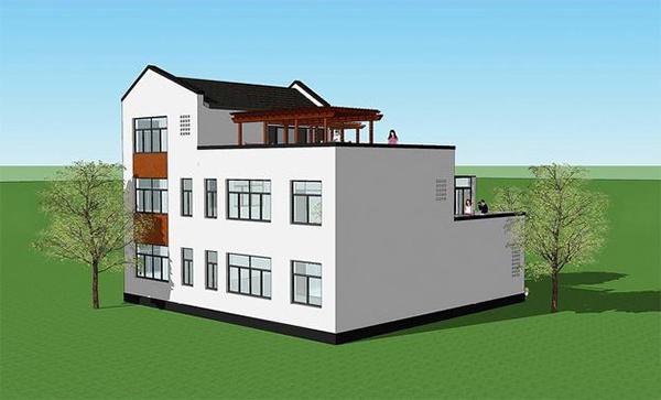 如何平衡年輕一代和老一輩的設(shè)計理念呢？今天就為你們解答，推一套帶中庭的新中式別墅，亮點十足，細(xì)細(xì)體會下！