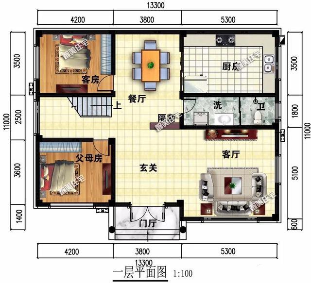 無(wú)論從外觀還是布局來(lái)看，這三棟別墅都有很多相似之處，而且造價(jià)相差不大。如果你喜歡這種類(lèi)型的別墅，你可以選擇一個(gè)來(lái)建造。