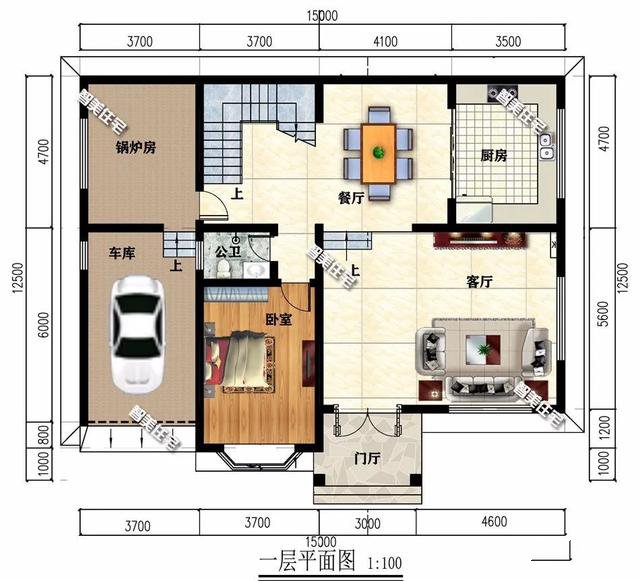 果在老家建一棟三層或者三層以上的別墅，很多人也會考慮做平屋面，尤其是下面這兩款戶型中屋面的做法廣受歡迎，造價經(jīng)濟施工易。