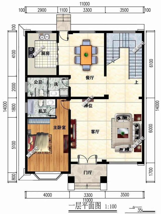 一棟簡歐外觀+客廳挑空設(shè)計的農(nóng)村別墅，內(nèi)帶堂屋，你們村的下一個話題人物會花落你家嗎？