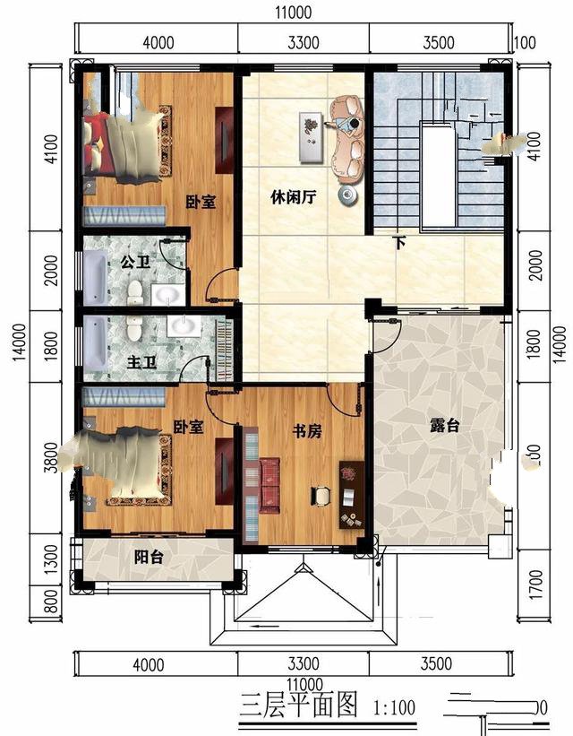 一棟簡歐外觀+客廳挑空設(shè)計的農(nóng)村別墅，內(nèi)帶堂屋，你們村的下一個話題人物會花落你家嗎？