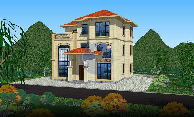 　這棟占地140平方米的三層別墅是他的前任自己建造的，可惜為時已晚！