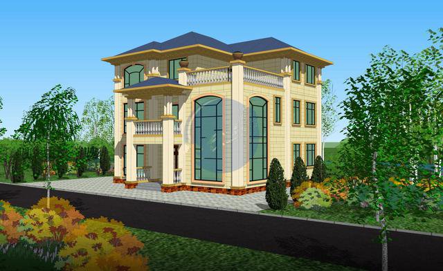 　這棟占地140平方米的三層別墅是他的前任自己建造的，可惜為時已晚！