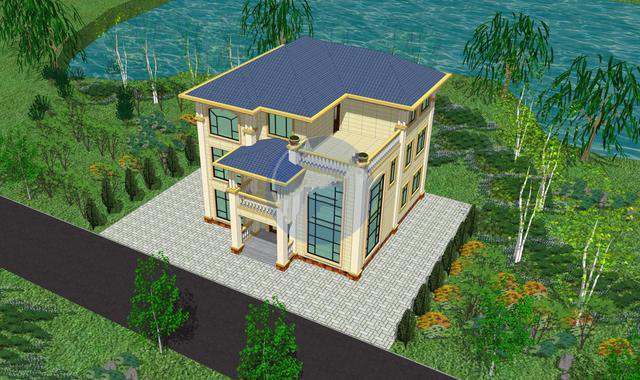 　這棟占地140平方米的三層別墅是他的前任自己建造的，可惜為時已晚！