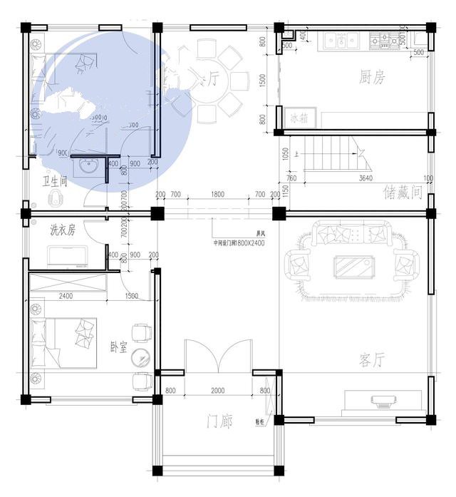 　這棟占地140平方米的三層別墅是他的前任自己建造的，可惜為時已晚！