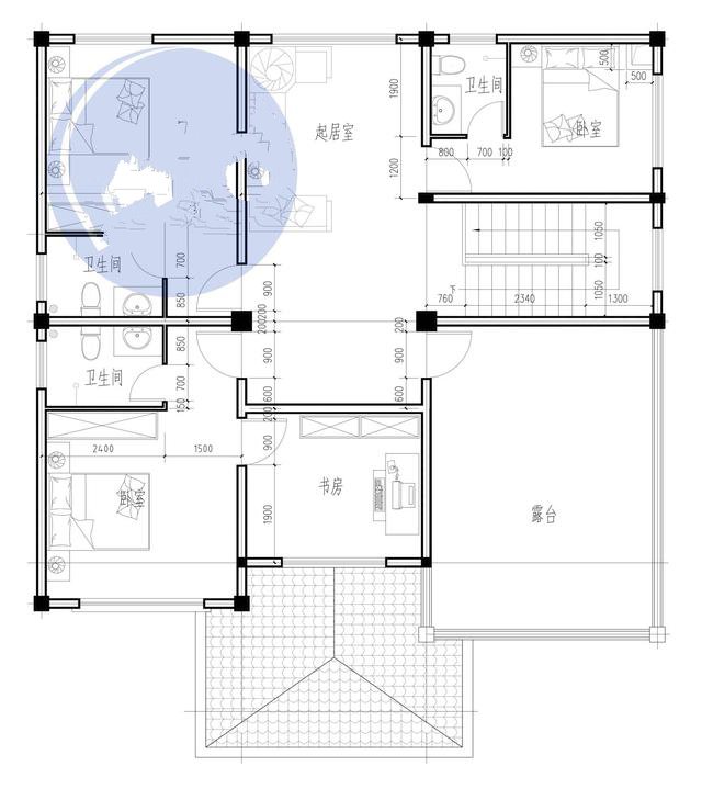 　這棟占地140平方米的三層別墅是他的前任自己建造的，可惜為時已晚！