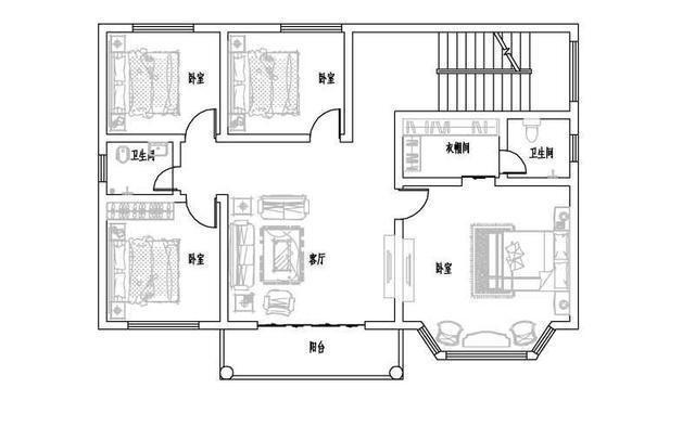 今天的別墅安裝圖也給我們帶來了一個在農(nóng)村自建的兩層半的別墅。這座別墅外觀明亮，經(jīng)典耐用。