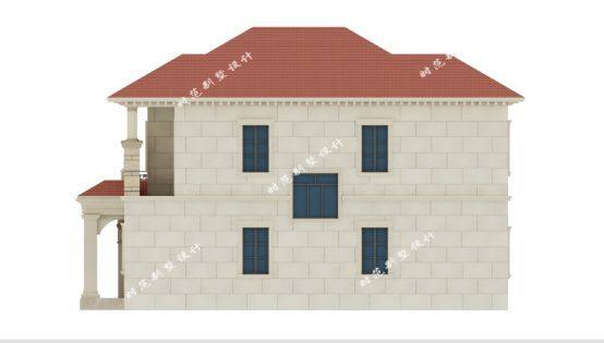 　多陽(yáng)臺(tái)露臺(tái)，兩層歐洲鄉(xiāng)村別墅，6房3廳，非常實(shí)用！完整的施工圖！