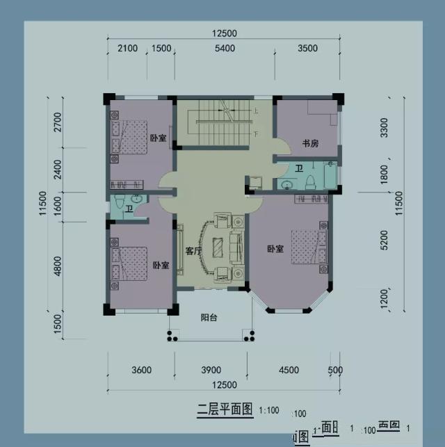 設計出來的房子也是為了能讓你住的舒心，看得順心。推薦一款兩層半歐式別墅，八角窗+大露臺，美觀又適居
