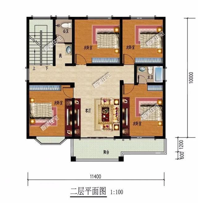 你家的別墅三層帶露臺(tái)設(shè)計(jì)嗎？既有足夠的晾曬空間，又能按照自己需求搭個(gè)玻璃房做花房，想想都很不錯(cuò)呢！