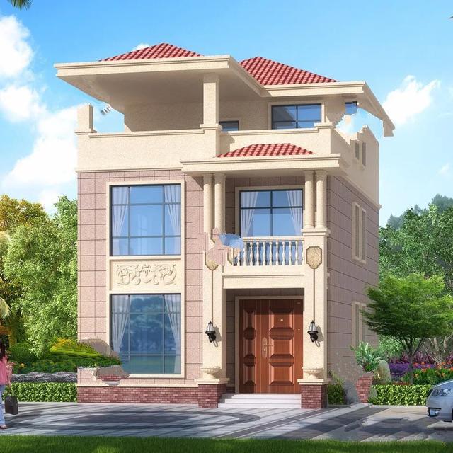 合適的布局，小面寬的農(nóng)村別墅，經(jīng)過合理設(shè)計(jì)，也能綻放屬于它的光彩。