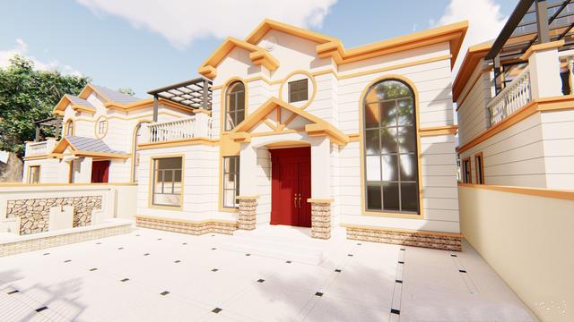 不喜歡中式，不喜歡田園風(fēng)格，只想建簡歐洲別墅，今天我向你推薦這套別墅設(shè)計，請您觀賞！