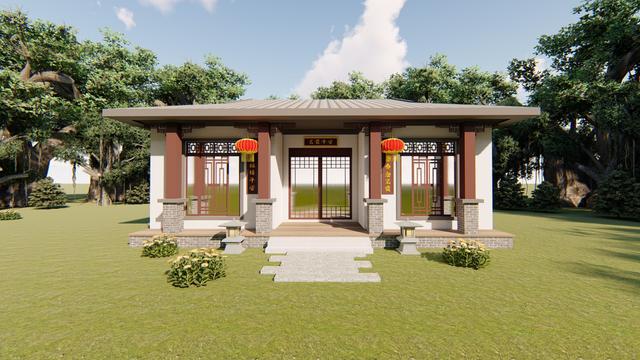 退休了，想回家養(yǎng)老，老兩口住，喜歡中式戶型，那我們就來看看這個，住在小花園里，專為老年人設(shè)計。