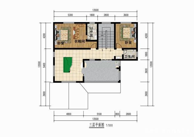 三層別墅、二樓的太陽房和三層的露臺超級豪華!大家覺得這樣一款帶陽光房和露臺的別墅怎么樣了？