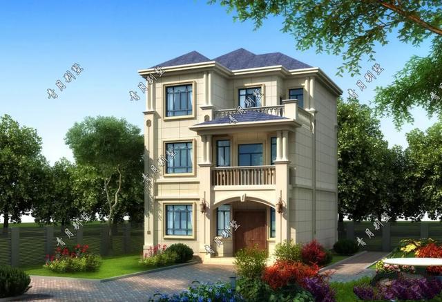 這棟小面寬別墅絕對是值得參考的，雖然功能多樣化稍顯欠缺，但是功能齊全，充分滿足生活所需，在鄉(xiāng)下生活，這種造型也是深受歡迎！