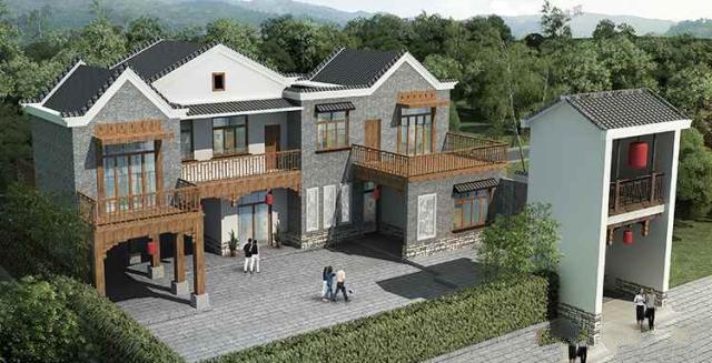 今天就推薦這套非常大氣實(shí)用的二層農(nóng)村別墅戶型，建造它，不僅有面子，還能讓你更加輝煌騰達(dá)。