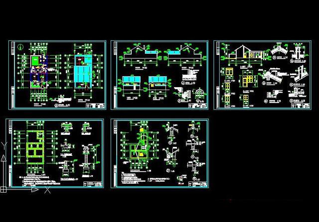 　新農(nóng)村帶后院的簡易單層別墅設(shè)計(jì)圖,簡單易蓋的一層別墅！