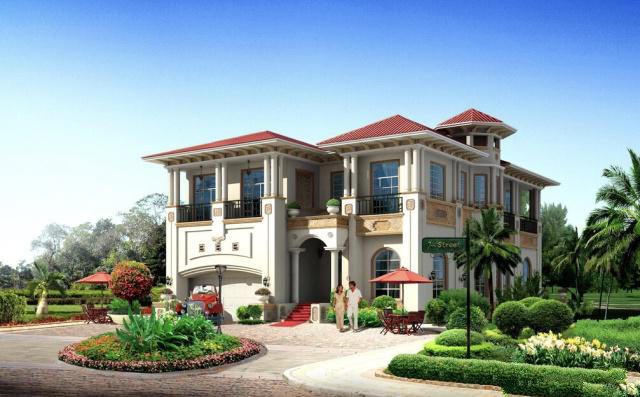 新中式鄉(xiāng)村別墅越來越受到大家的歡迎。外觀高貴，高端，品位高，內(nèi)涵豐富。結(jié)合傳統(tǒng)和現(xiàn)代建筑風(fēng)格的優(yōu)勢(shì)，它們成為一道美麗的風(fēng)景。