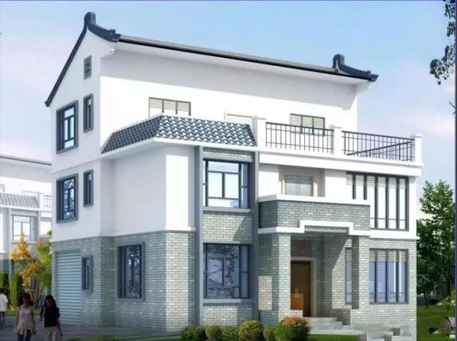 　該建筑具有新的中國風(fēng)格，采用傳統(tǒng)設(shè)計(jì)方法與現(xiàn)代設(shè)計(jì)方法相結(jié)合，保留傳統(tǒng)元素中的坡屋頂形式，結(jié)合現(xiàn)代元素中的大玻璃窗。