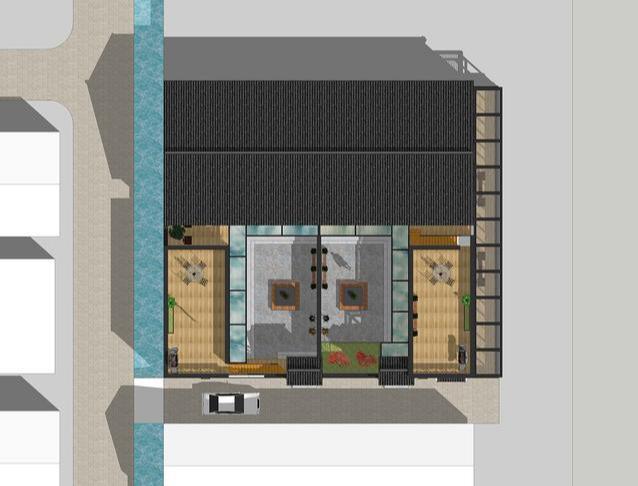 　一個(gè)新的兩層兩棟不同設(shè)計(jì)的中式建筑也能滿足人們對(duì)住宅的需求。