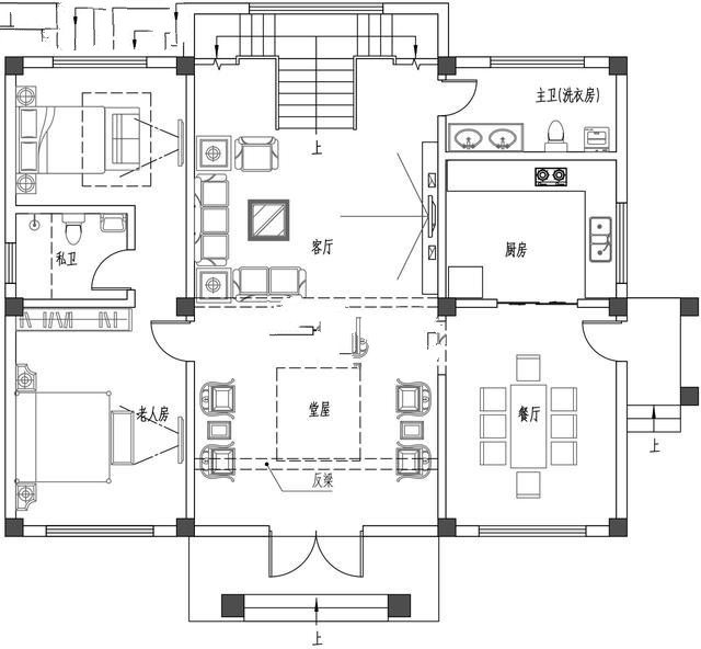 建筑為新中式風格，整體色調(diào)以簡潔的高級灰為主，與周邊環(huán)境相呼應(yīng),新中式別墅外觀更加寬敞，美麗的風景盡收眼底！
