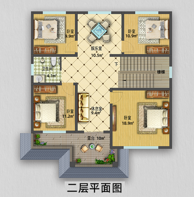 小編今天帶來的這款戶型，在我們江西地區(qū)各農(nóng)村，戶主反饋的報(bào)價(jià)基本都在800元每平方，而且所有的建房師傅都說戶型設(shè)計(jì)非常漂亮。