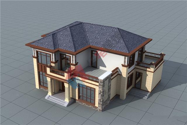我們推薦一款新中式帶土灶二層別墅，占地180平米實用又經(jīng)濟(jì)建筑的每一個細(xì)節(jié)都反映了我們的主觀愿望!