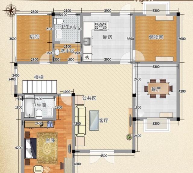 在農村建房不需要豪華、簡單實用、居住舒適，而且可以過上好的生活。外觀素雅，色彩明快，房間尺度設計恰當，空間利用率高，時代氣息濃郁