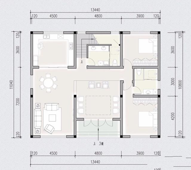 新中式別墅融合了現(xiàn)代和傳統(tǒng)文化，優(yōu)雅大氣，彰顯高品質(zhì)的家庭生活。