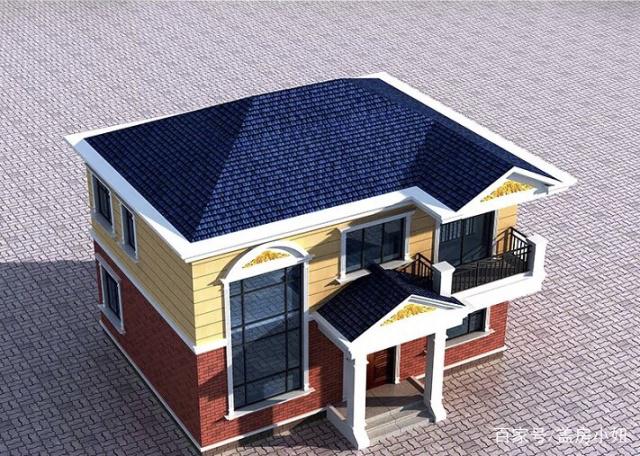 鄉(xiāng)村的歐式別墅用黃色真石漆制成，溫馨浪漫，給一家人一個快樂的家。