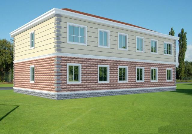 　　精致簡(jiǎn)潔的閣樓式雙層別墅設(shè)計(jì)及效果圖，想建房的可以看看！