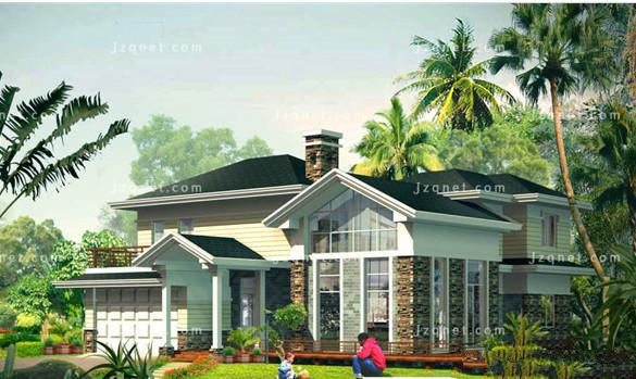 我們就推薦一款豪華型的農村二層別墅，外觀造型漂亮大方，2018年不要錯過哦。