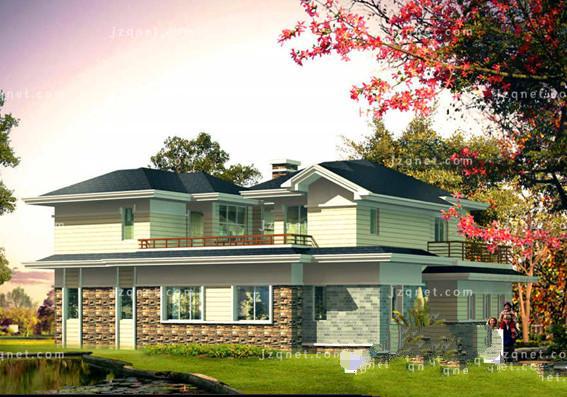 我們就推薦一款豪華型的農村二層別墅，外觀造型漂亮大方，2018年不要錯過哦。