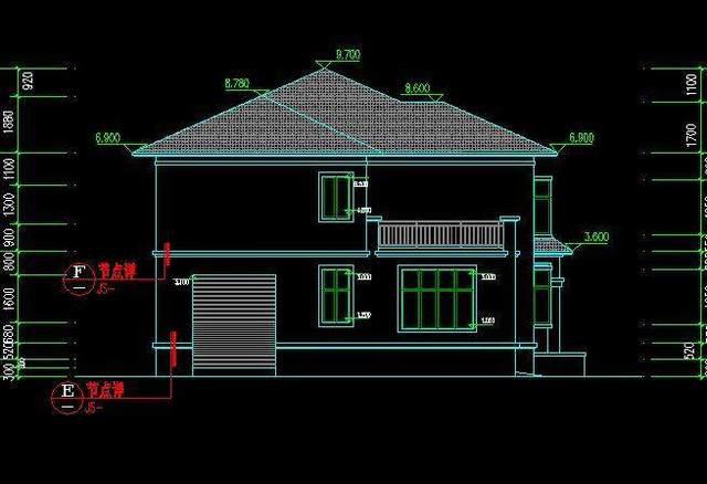 　下面的公寓是一棟兩層的別墅，設(shè)計(jì)有車(chē)庫(kù)、陽(yáng)臺(tái)和露臺(tái)。它相對(duì)緊湊，成本不高,適合大多數(shù)人建！