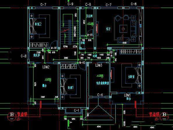 　下面的公寓是一棟兩層的別墅，設(shè)計(jì)有車(chē)庫(kù)、陽(yáng)臺(tái)和露臺(tái)。它相對(duì)緊湊，成本不高,適合大多數(shù)人建！