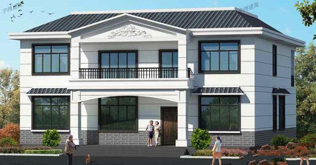 給大家推薦三套2019年最新款的農(nóng)村二層樓房設(shè)計(jì)圖及實(shí)景圖案例，業(yè)主個(gè)人偏愛歐式別墅的浪漫和優(yōu)雅，因此，建筑最終設(shè)計(jì)為歐式風(fēng)格。